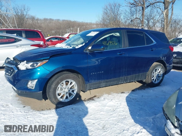 2021 Chevrolet Equinox LT z VIN 3GNAXUEV3ML384478, wystawiony jako IAAI lot #41619576 z przebiegiem 34 176 mil mil oraz . Historia ofert i sprzedaży dostępna na DreamBid. Obrazek 14.