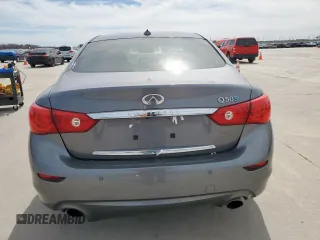 2014 Infiniti Q50 Hybrid Sport with VIN JN1AV7AP7EM691184, listed as a Copart auction lot 48961015 with 124,972 mi miles and Clean Title. Bid and sale history available at carsss.com. Image 6.