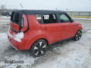 2017 Kia Soul + with VIN KNDJP3A59H7483700, listed as a Copart auction lot 87900925 with 74,717 mi miles and Salvage Title. Bid and sale history available at DreamBid. Image 3.