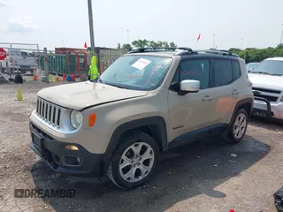 2016 Jeep Renegade Limited with VIN ZACCJBDT4GPD35969, listed as a IAAI auction lot 42472057 with 101,690 mi miles and . Bid and sale history available at DreamBid. Image 14.