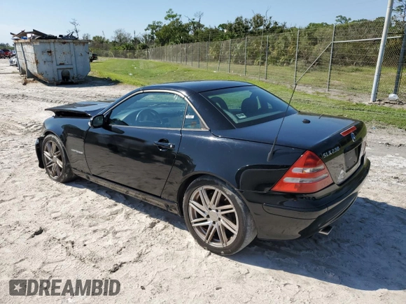 2002 Mercedes-Benz SLK-Class 2.3L Kompressor with VIN WDBKK49F02F269048, listed as a Copart auction lot 74830014 with 192,603 mi miles and Salvage Title. Bid and sale history available at carsss.com. Image 3.