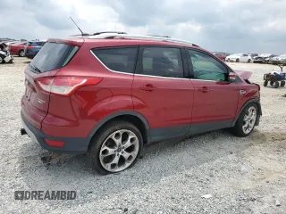 2013 Ford Escape Titanium with VIN 1FMCU9J98DUB55876, listed as a Copart auction lot 59786105 with 162,407 mi miles and Salvage title. Bid and sale history available at DreamBid. Image 3.