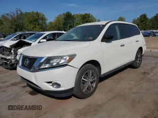 2018 Nissan Pathfinder SV with VIN 5N1DR2MM4JC663986, listed as a Copart auction lot 71615684 with 59,573 mi miles and Non repairable. Bid and sale history available at DreamBid. Image 1.
