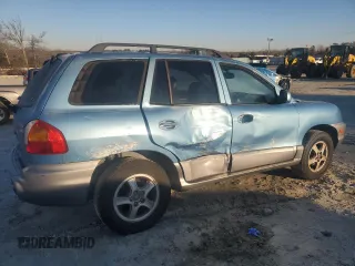 2003 Hyundai Santa Fe GLS with VIN KM8SC13E03U552538, listed as a Copart auction lot 88900865 with 250,847 mi miles and Salvage Title. Bid and sale history available at carsss.com. Image 3.
