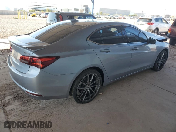 2016 Acura TLX with VIN 19UUB1F3XGA007109, listed as a Copart auction lot 50019095 with 83,741 mi miles and Salvage Title. Bid and sale history available at carsss.com. Image 3.