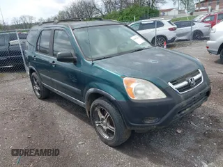 2002 Honda CR-V LX with VIN JHLRD68482C009541, listed as a IAAI auction lot 41952036 with 272,013 mi miles and . Bid and sale history available at carsss.com. Image 1.
