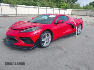 2023 Chevrolet Corvette 2LT with VIN 1G1YB2D47P5100608, listed as a IAAI auction lot 42103534 with 19,694 mi miles and . Bid and sale history available at DreamBid. Image 2.