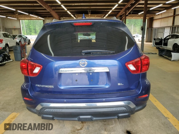2019 Nissan Pathfinder SV z VIN 5N1DR2MN5KC578620, wystawiony jako Copart lot #54454645 z przebiegiem 146 069 mil mil oraz Czysty tytuł • Clean title. Historia ofert i sprzedaży dostępna na DreamBid. Obrazek 6.