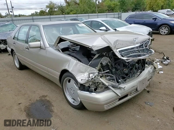 1999 Mercedes-Benz S-Class with VIN WDBGA43G3XA428658, listed as a Copart auction lot 72226714 with 131,441 mi miles and Salvage Title. Bid and sale history available at carsss.com. Image 10.