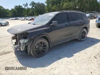 2021 GMC Terrain SLT z VIN 3GKALPEV7ML325976, wystawiony jako Copart lot #57771985 z przebiegiem 80 225 mil mil oraz Szkoda całkowita • Salvage title. Historia ofert i sprzedaży dostępna na DreamBid. Obrazek 1.