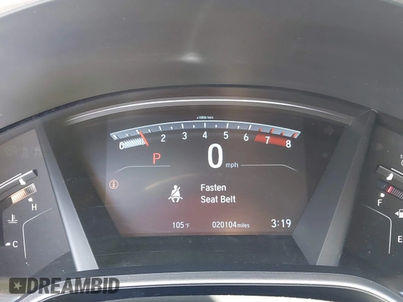 2020 Honda CR-V EX with VIN 5J6RW1H5XLA009373, listed as a IAAI auction lot 42510328 with 20,104 mi miles and . Bid and sale history available at DreamBid. Image 7.