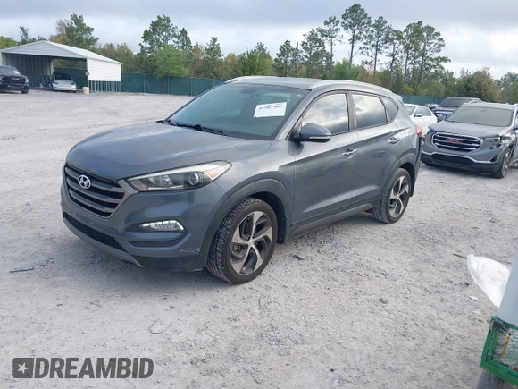 2016 Hyundai Tucson Limited with VIN KM8J33A27GU245096, listed as a IAAI auction lot 41961905 with 101,195 mi miles. Bid and sale history available at carsss.com. Image 17.