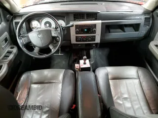 2008 Dodge Dakota Laramie with VIN 1D7HW58N58S613008, listed as a Copart auction lot 48866005 with 197,542 mi miles and Salvage Title. Bid and sale history available at carsss.com. Image 8.
