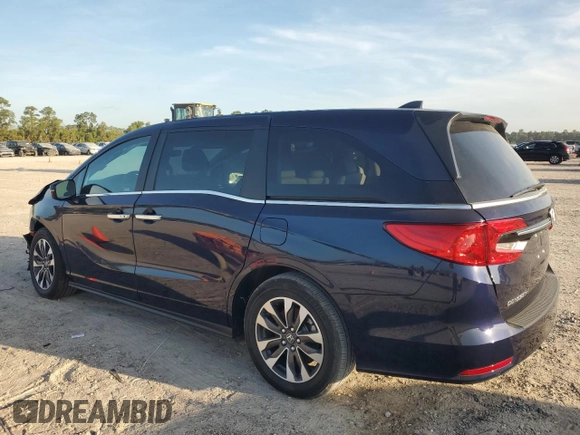 2024 Honda Odyssey EX-L with VIN 5FNRL6H63RB042753, listed as a Copart auction lot 65665724 with Not Provided miles and Salvage Title. Bid and sale history available at DreamBid. Image 2.