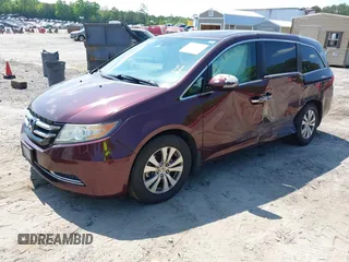 2014 Honda Odyssey EX-L z VIN 5FNRL5H64EB076088, wystawiony jako IAAI lot #42144781 z przebiegiem 174 135 mil mil oraz . Historia ofert i sprzedaży dostępna na DreamBid. Obrazek 16.