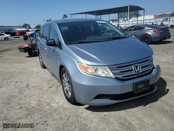 2013 Honda Odyssey EX with VIN 5FNRL5H44DB021590, listed as a Copart auction lot 49487515 with 107,244 mi miles and Salvage Title. Bid and sale history available at carsss.com. Image 12.
