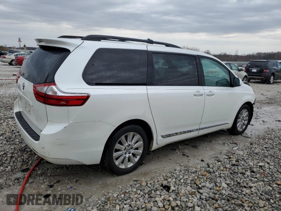 2015 Toyota Sienna Ltd with VIN 5TDDK3DC0FS110909, listed as a Copart auction lot 49614335 with 204,633 mi miles and Clean Title. Bid and sale history available at carsss.com. Image 3.