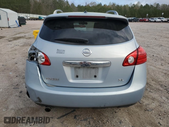 2012 Nissan Rogue S with VIN JN8AS5MT3CW273987, listed as a Copart auction lot 50877355 with 186,299 mi miles and Salvage Title. Bid and sale history available at DreamBid. Image 6.