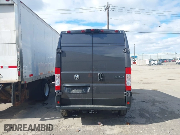 2023 Ram ProMaster Cargo with VIN 3C6LRVDG7PE547718, listed as a IAAI auction lot 41973977 with 34,178 mi miles. Bid and sale history available at carsss.com. Image 16.