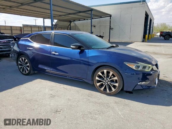 2016 Nissan Maxima SL with VIN 1N4AA6AP1GC440100, listed as a Copart auction lot 58035835 with 93,909 mi miles and Salvage title. Bid and sale history available at DreamBid. Image 4.