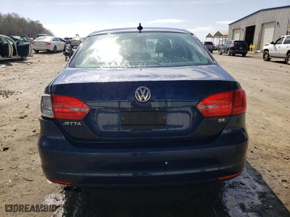 2014 Volkswagen Jetta Sedan SE w/Connectivity with VIN 3VWD17AJ4EM400367, listed as a Copart auction lot 47878765 with 142,452 mi miles and Salvage Title. Bid and sale history available at carsss.com. Image 6.