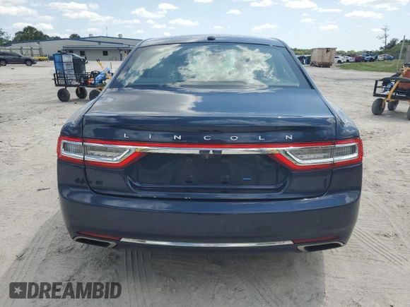 2017 Lincoln Continental Premiere with VIN 1LN6L9PK0H5602517, listed as a Copart auction lot 49051455 with 125,244 mi miles and Salvage Title. Bid and sale history available at carsss.com. Image 6.
