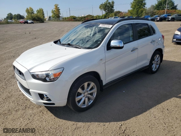 2012 Mitsubishi RVR GT with VIN JA4AJ4AUXCZ602084, listed as a Copart auction lot 73582334 with 167978 miles and Salvage Title. Bid and sale history available at carsss.com. Image 1.
