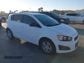 2014 Chevrolet Sonic LT with VIN 1G1JC6SH8E4231285, listed as a IAAI auction lot 41680059 with 167,666 mi miles. Bid and sale history available at carsss.com. Image 1.