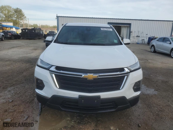 2023 Chevrolet Traverse LS with VIN 1GNERFKW9PJ265267, listed as a Copart auction lot 50370245 with 15,638 mi miles and Salvage Title. Bid and sale history available at carsss.com. Image 5.