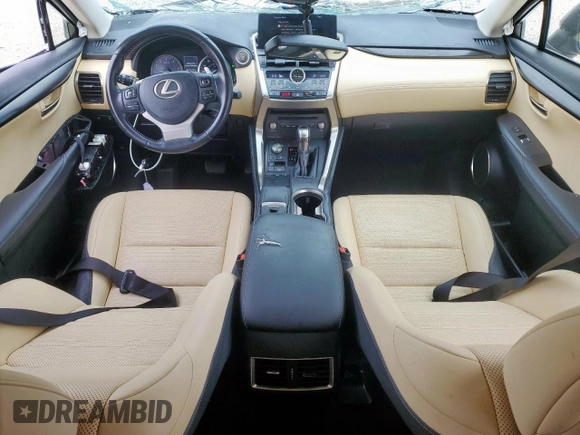 2018 Lexus NX 300 with VIN JTJYARBZ9J2114047, listed as a Copart auction lot 60356945 with 101,362 mi miles and Salvage title. Bid and sale history available at DreamBid. Image 8.