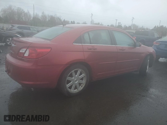 2007 Chrysler Sebring Touring with VIN 1C3LC56R17N528560, listed as a Copart auction lot 50024615 with 143,276 mi miles and Salvage Title. Bid and sale history available at DreamBid. Image 3.