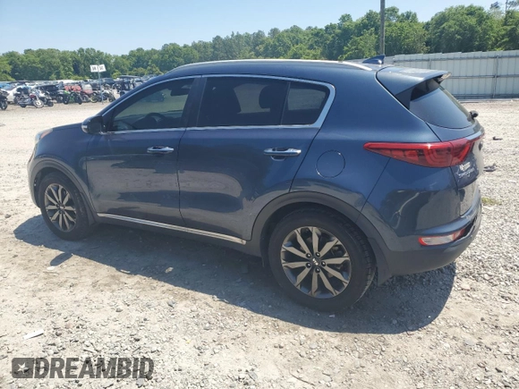 2018 Kia Sportage EX with VIN KNDPN3AC0J7428315, listed as a Copart auction lot 53609005 with 110,142 mi miles and Salvage title. Bid and sale history available at DreamBid. Image 2.