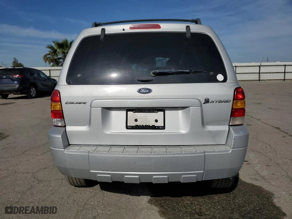 2006 Ford Escape Hybrid with VIN 1FMCU95H56KB21880, listed as a Copart auction lot 52235915 with 217,628 mi miles and Clean Title. Bid and sale history available at carsss.com. Image 6.