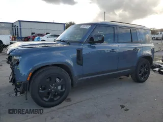 2020 Land Rover Defender SE with VIN SALEPEEU6L2025416, listed as a Copart auction lot 85045544 with 36,906 mi miles and Salvage title. Bid and sale history available at DreamBid. Image 1.