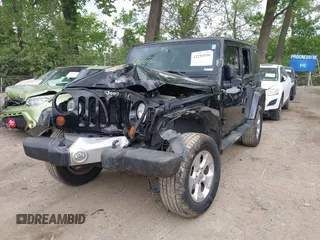 2013 Jeep Wrangler Unlimited Sahara with VIN 1C4BJWEG2DL549864, listed as a IAAI auction lot 42250556 with 231,018 mi miles and . Bid and sale history available at DreamBid. Image 18.