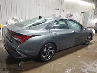 2024 Hyundai Elantra Limited with VIN KMHLP4DGXRU637048, listed as a Copart auction lot 50327015 with 30,233 mi miles and Non Repairable. Bid and sale history available at carsss.com. Image 3.