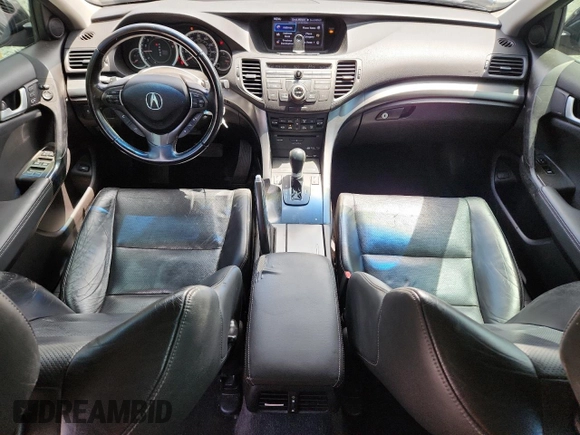 2011 Acura TSX Technology with VIN JH4CW2H62BC002509, listed as a Copart auction lot 64375055 with 188,406 mi miles and Salvage title. Bid and sale history available at DreamBid. Image 8.
