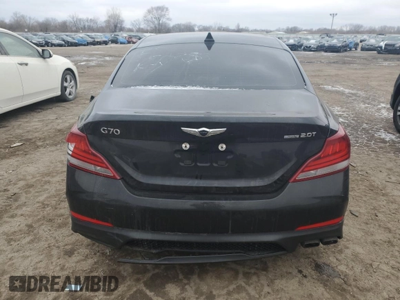 2019 Genesis G70 Advanced z VIN KMTG34LA4KU016698, wystawiony jako Copart lot #44620145 z przebiegiem 101 350 mil mil oraz Szkoda całkowita • Salvage title. Historia ofert i sprzedaży dostępna na DreamBid. Obrazek 6.