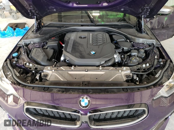 2024 BMW 2 Series M240i xDrive with VIN 3MW53CM07R8E66520, listed as a Copart auction lot 84655474 with 6,176 mi miles and Salvage Title. Bid and sale history available at carsss.com. Image 11.