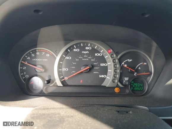 2004 Honda Pilot EX with VIN 2HKYF18664H615189, listed as a Copart auction lot 44841725 with 219,922 mi miles and Salvage Title. Bid and sale history available at carsss.com. Image 9.