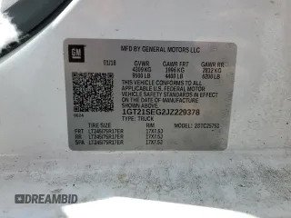 2018 GMC Sierra 1500 with VIN 1GT21SEG2JZ229378, listed as a Copart auction lot 67963734 with 144,146 mi miles and Salvage Title. Bid and sale history available at DreamBid. Image 12.