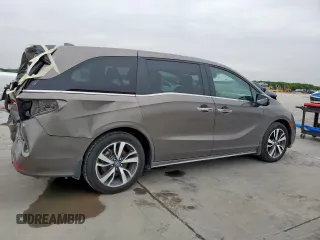2022 Honda Odyssey Touring with VIN 5FNRL6H80NB021824, listed as a Copart auction lot 50521415 with 37,124 mi miles and Salvage Title. Bid and sale history available at DreamBid. Image 3.