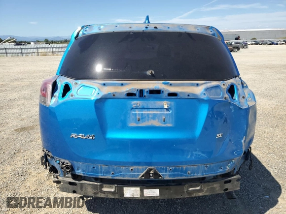 2016 Toyota RAV4 SE with VIN 2T3NFREV4GW264437, listed as a Copart auction lot 58962045 with 110,230 mi miles and Salvage title. Bid and sale history available at DreamBid. Image 6.