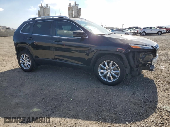 2017 Jeep Cherokee Limited with VIN 1C4PJLDS8HW644153, listed as a Copart auction lot 88955005 with 66,159 mi miles and Salvage Title. Bid and sale history available at carsss.com. Image 4.
