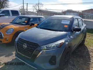 2023 Nissan Kicks SR with VIN 3N1CP5DV1PL502706, listed as a IAAI auction lot 41824341 with 42,383 mi miles. Bid and sale history available at carsss.com. Image 6.