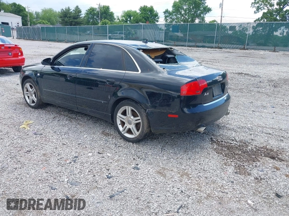 2007 Audi A4 2.0T with VIN WAUDF78E47A262226, listed as a IAAI auction lot 42255207 with 214,199 mi miles and . Bid and sale history available at DreamBid. Image 3.