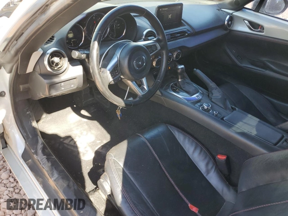 2018 Mazda MX-5 Miata RF Grand Touring with VIN JM1NDAM75J0205791, listed as a Copart auction lot 45934545 with 99,970 mi miles and Salvage Title. Bid and sale history available at carsss.com. Image 8.