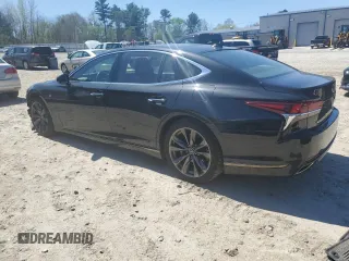 2018 Lexus LS 500 with VIN JTHC51FF4J5000800, listed as a Copart auction lot 54574675 with Not provided miles and Salvage title. Bid and sale history available at DreamBid. Image 2.