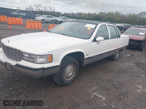 1993 Cadillac Fleetwood z VIN 1G6DW527XPR723385, wystawiony jako IAAI lot #41925057 z przebiegiem 193 595 mil mil oraz . Historia ofert i sprzedaży dostępna na DreamBid. Obrazek 6.