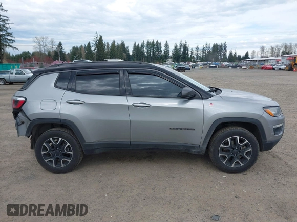 2020 Jeep Compass Trailhawk with VIN 3C4NJDDB1LT184538, listed as a IAAI auction lot 41884991 with 131,166 mi miles and . Bid and sale history available at carsss.com. Image 14.